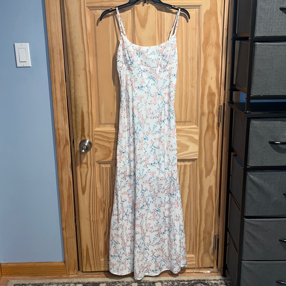 Hello molly white floral dress